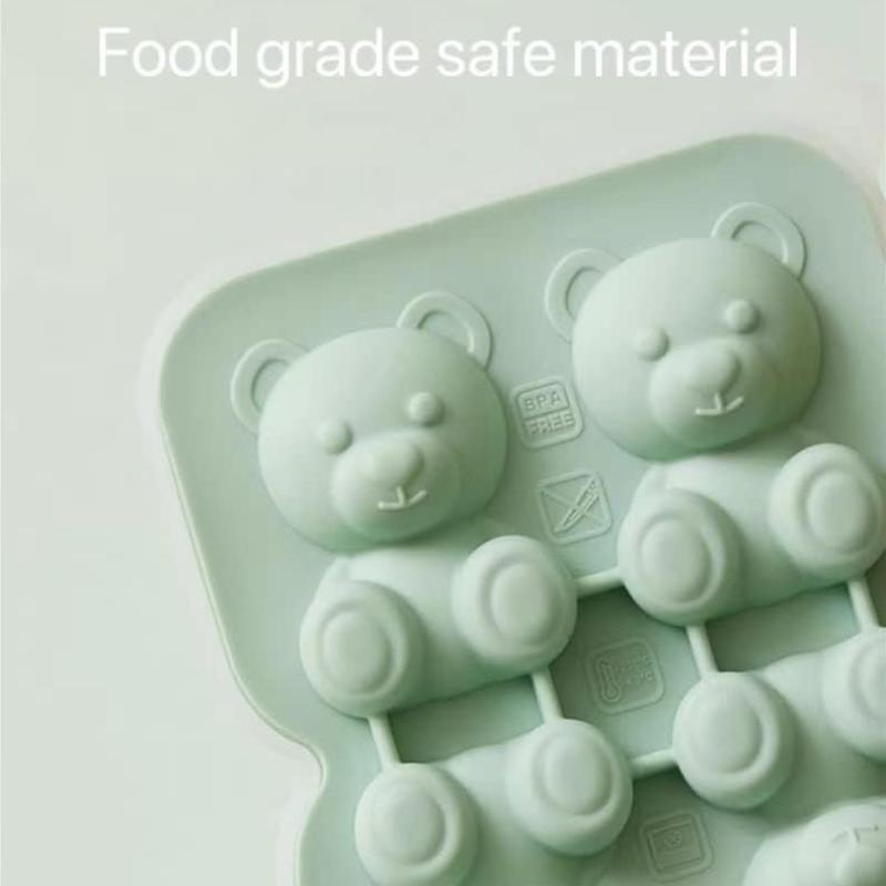 Bear Ice Cube Mould Silicone Ice Cube Home Ice Cream Ice Cream Frozen Ice Ball Ice Box Ice Mould
