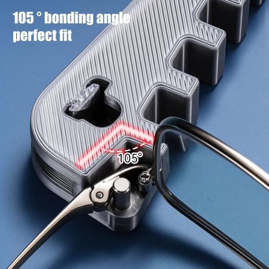 Yousheng Eyeglass Curvature Adjuster Glasses Temple Arm Bender Nose Pads Adjuster Sunglasses Frame Adjuster Professional Optician Tool for DIY Glasses