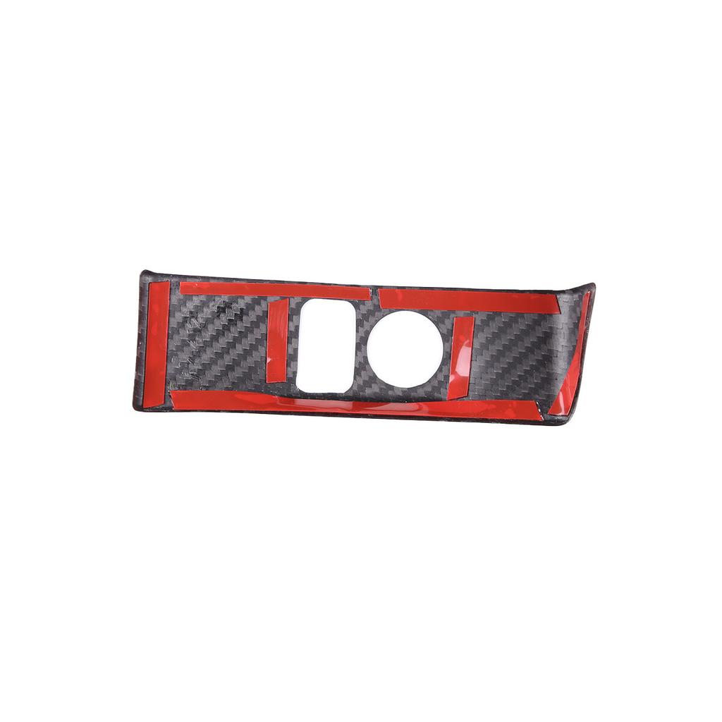 REAL Carbon Fiber Headlight Switch Button Trim Cover For Nissan GTR R35 2008-16