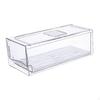 Fridge Drawer Bins Clear Multifunctional Food Storage Container, Refrigerator Organizer for