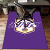 Angeles king Crest Floor Mat for Living Room, Game Rooms, Office, Bedroom, Office Floor Mat Playful Design, Christmas fan gifts