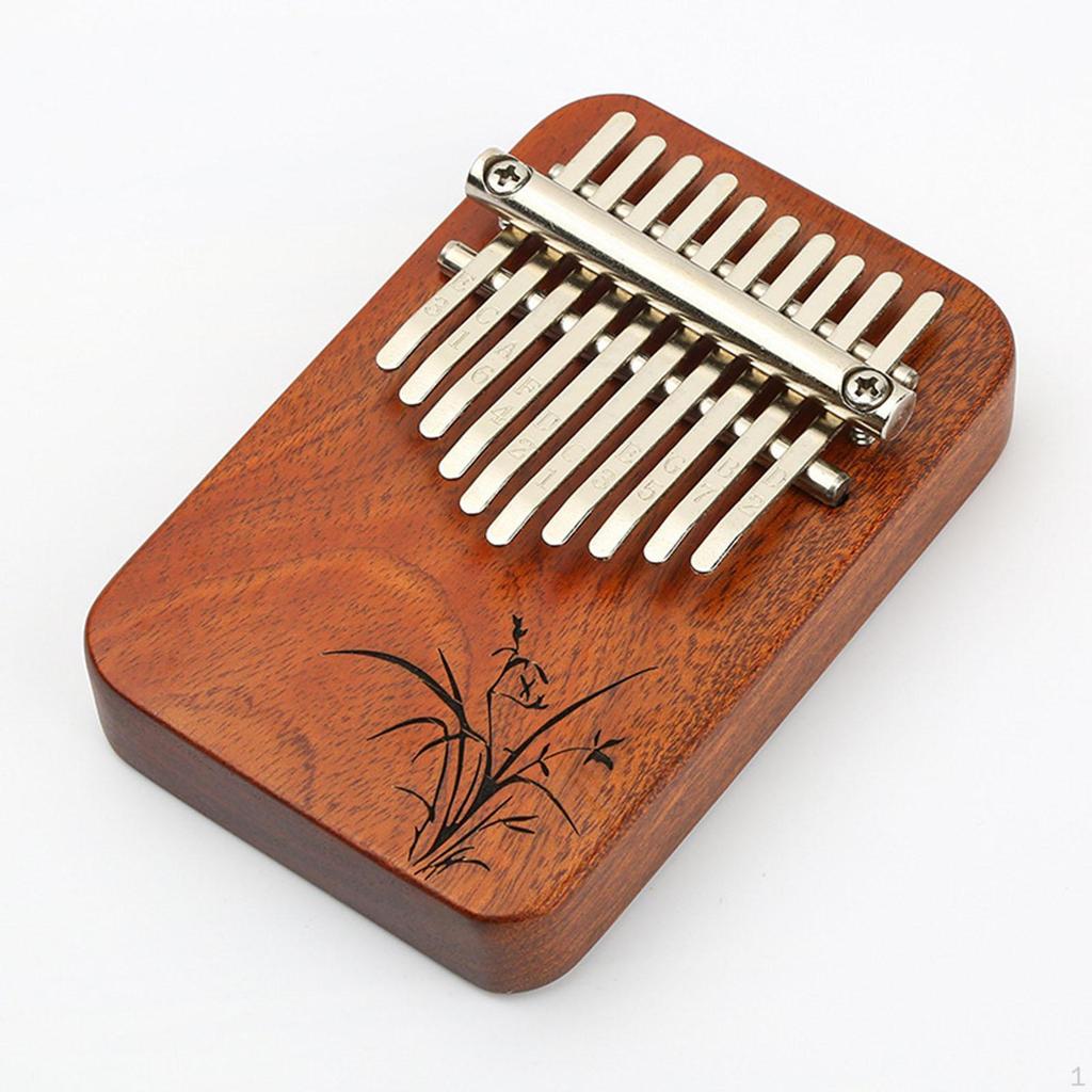 10-нотное деревянное пианино Mbira Thumb для игры пальцами
