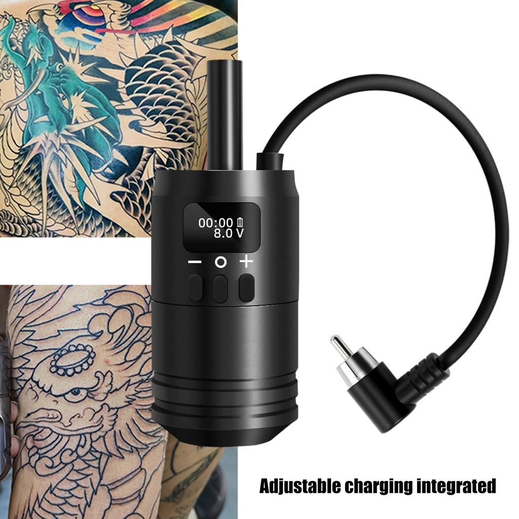 Аккумулятор 1600 мАч беспроводной тату-ручка с дисплеем оставшегося заряда 4-12 В принадлежности для татуировок для мастеров татуировки