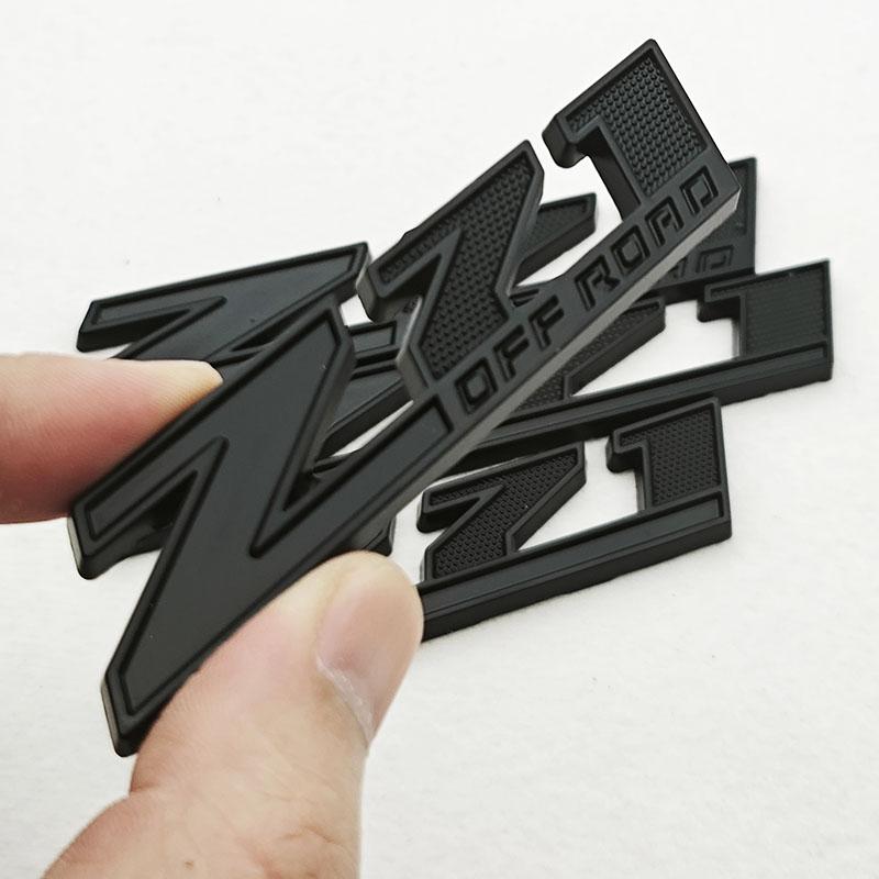 AABHC1 3D Metal Logo Z71 Z71OFF ROAD Car Sticker Rear Trunk Embelem Badge For Chevrolet Silverado Colorado Cheyenne Exterior Accessorie