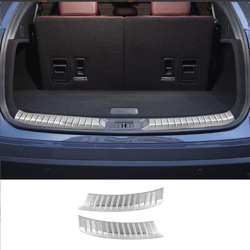 RHD LHD For Mazda CX9 CX-9 Stainless Steel Rear Bumper Protector door Sill Trunk welcome Tread Plate Cover accessories