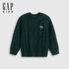 Gap Унисекс Детский вязаный свитер с вышитым логотипом, Осень 2025