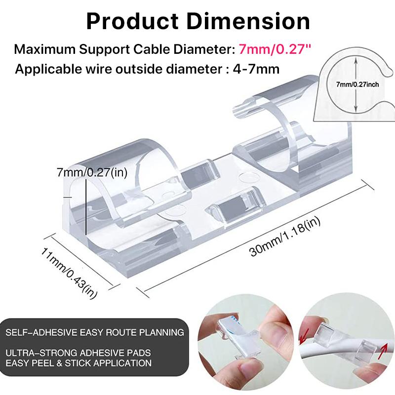 Самоклеящийся кабельный органайзер, зажимы, органайзер для проводов, держатель шнура, фиксатор намотки шпульки, держатель крепления