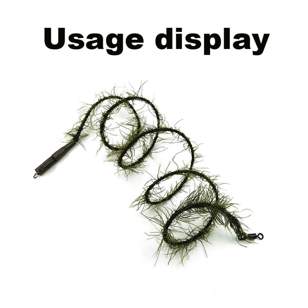 5 м леска для ловли карпа, леска с камуфляжной оплеткой, реалистичная леска для ловли карпа, поводок для ловли карпа, леска для рыболовных снастей