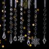 Acrylic Drop Ornaments Transparent Christmas Decorations Christmas Tree Hanging Pendants Christmas