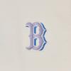 MLB Boston Red Sox Old English Letter Embroidered Crewneck Sweatshirt Unisex sweatshirt Cream 3AMTM0631-43CRS