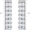 24-Grid Hanging Shoe Storage Organizer with Multi-Layer Pockets