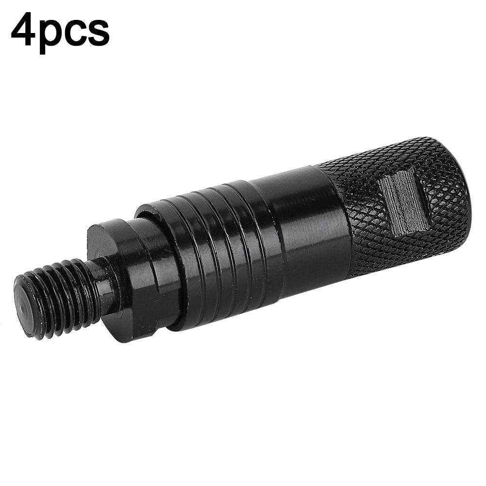 4Pcs New Fashion Metal Fishing Rod Pod Connectors Quick Release Bite Alarms Adapters Black