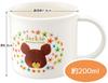 Skater Lunch Box Plastic Cup 200ml for Children Antibacterial Dishwasher Safe Made In Japan Bear School KE4AAG-A