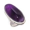 Sage Amethyst Gemstone 925 Sterling Silver Jewelry Ring Size 7