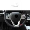 Матовая Серебристая Накладка-полоса 2018-22 Рулевое Колесо Для BMW 5 серии G30
