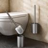 Space Aluminum Toilet Cleaning Brush Wall Mounted Bathroom Cleaning Tools Toilet Brush Holders