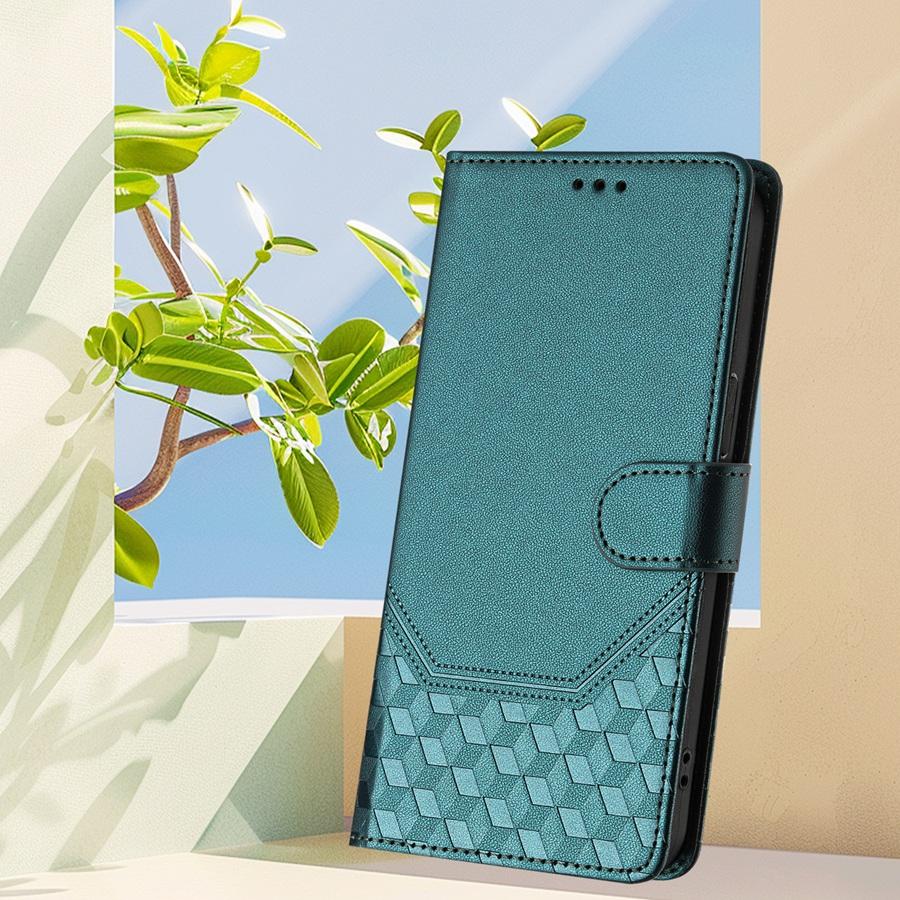 Чехол-кошелек с тиснением 3D и геометрическим узором для Samsung Galaxy A16 A26 A56 A55 A35 A54 A34 S25 S24 S23 S22 iPhone с блокировкой Google RFID и подставкой