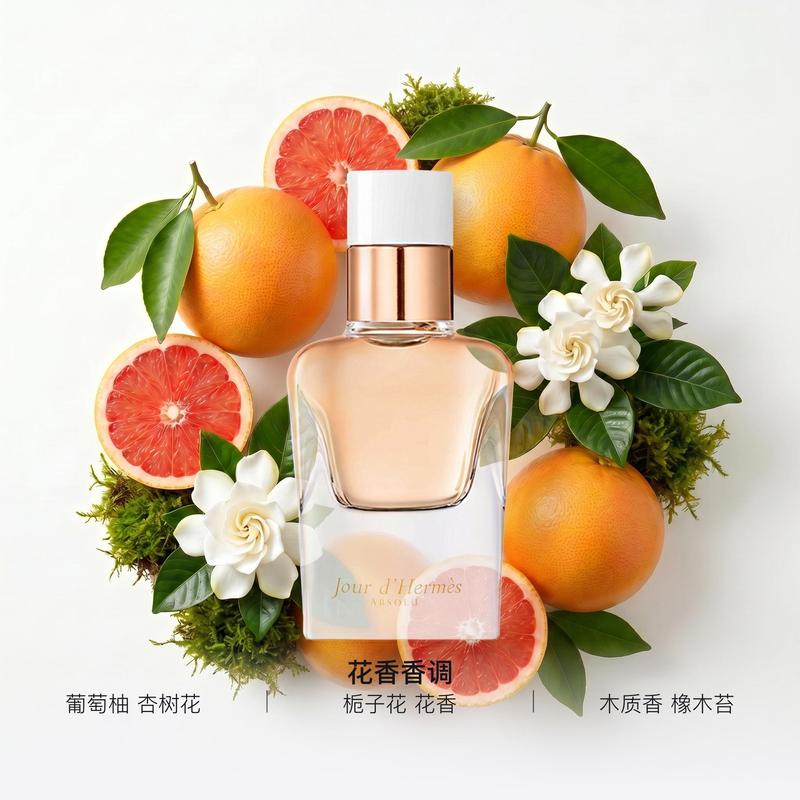 Hermes Light Pure Fragrance Women's Perfume Floral EDP Grapefruit Gardenia 1174144 1174144-30ml