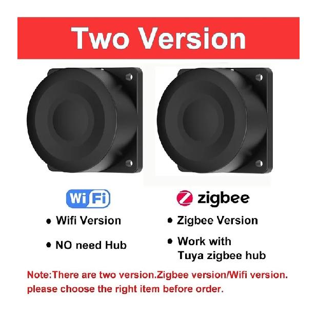 Tuya App WiFi или Zigbee Беспроводной датчик мониторинга жидкости Ультразвуковой беспроводной датчик глубины Датчик уровня воды в баке