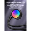 TEUCER AF-120 Water Cooler 12cm RGB Fan Processor Heatsink 120mm PC Water Cooling Radiator For intel 2011/1700/155X AMD AM4 AM5