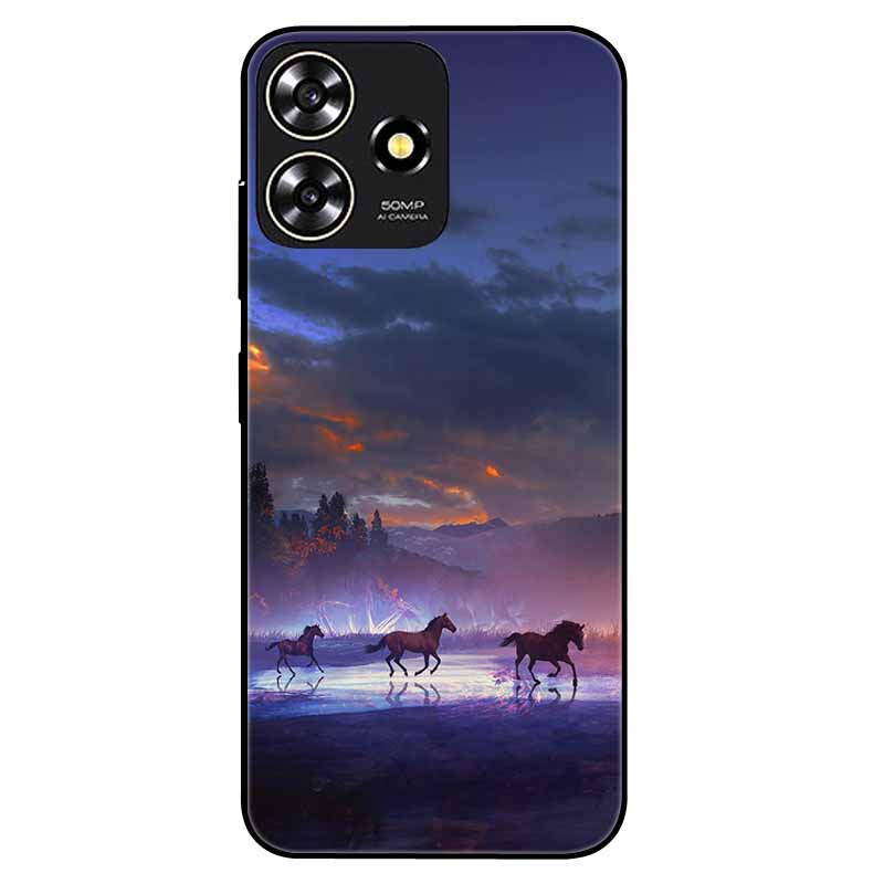 Для ZTE Blade V50 Умный чехол Чехол для телефона Ударопрочный ТПУ Мягкий силикон Fundas для ZTE Axon 50 Lite 8050 V50Smart Роскошный Coque