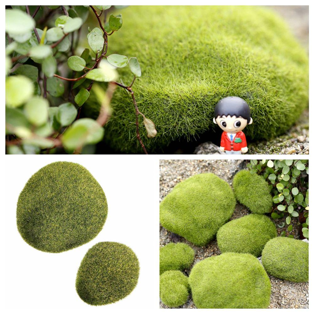 Accessories Lawn Ornament Fairy Garden Home Decor Mossy Stone Stone Model Simulation Moss