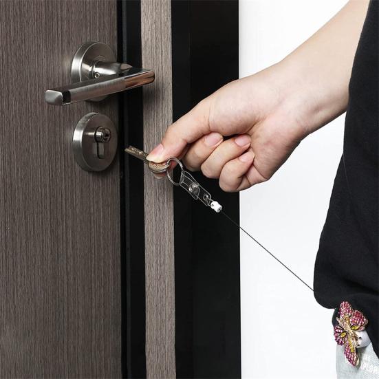 Держатель бейджа с зажимом, сверхмощный выдвижной держатель для бейджа с бабочками и стразами, катушка