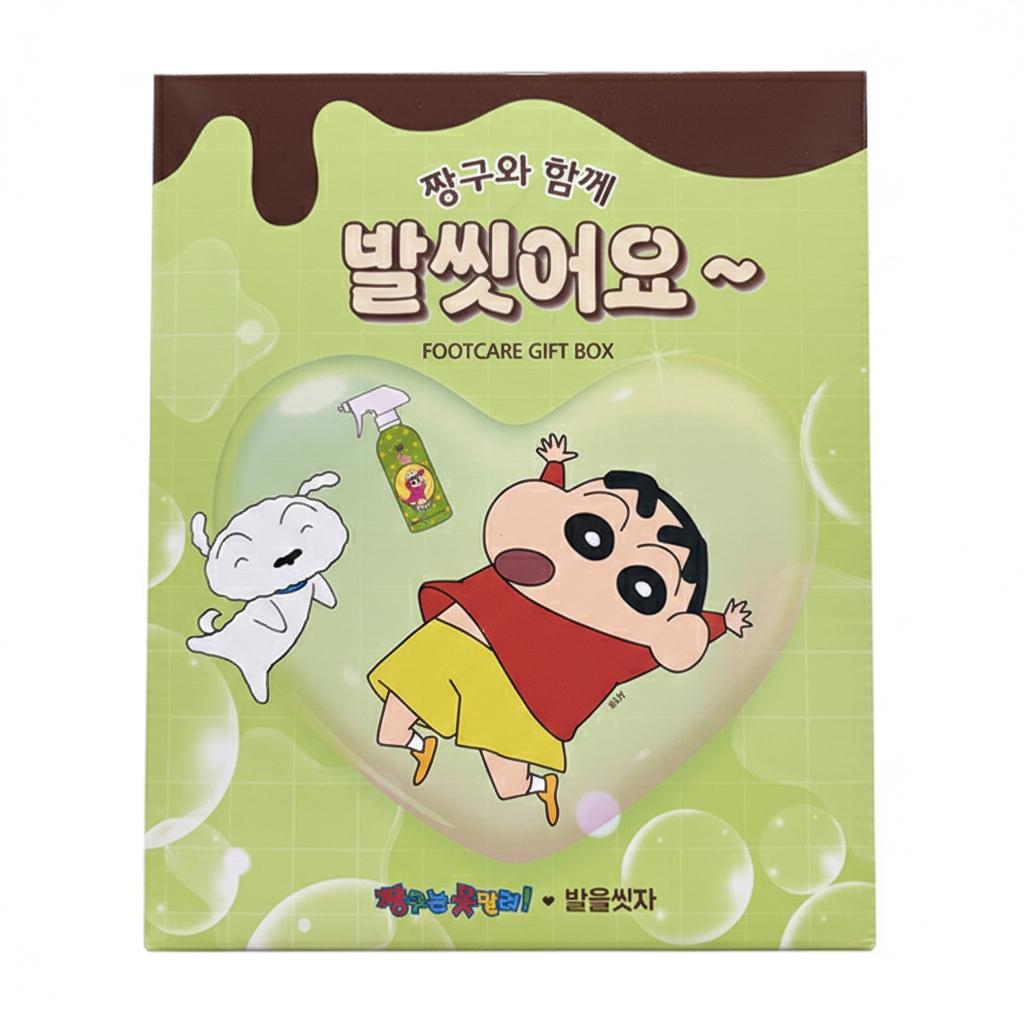 On The Body Foot Shampoo Shin-chan Edition Mint Choco 385ml x 2P + Mist