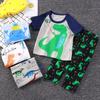 Kids' Summer Cotton Lounge Set - Short Sleeve T-shirt & Long Pants for Boys & Girls