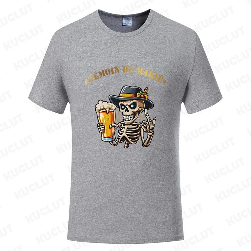 Французская мужская футболка Evg Futur Marié Team Groom Squad Shirt Свадебная футболка Лучшего человека Смешные футболки для холостяцкой вечеринки на прощание с холостой жизнью