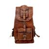 Leather Bag Backpack Laptop Men's Genuine Rucksack Travel Vintage Brown New