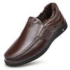 Модные мужские деловые туфли из натуральной кожи из коровьей кожи, мужская модная дышащая обувь, британские повседневные туфли one foot set foot D85