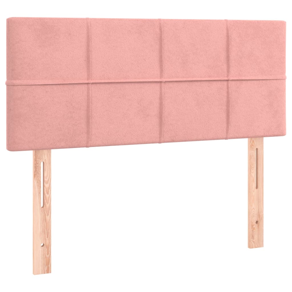 Headboard in Pink 100 x 5 x 78 88 cm Velvet