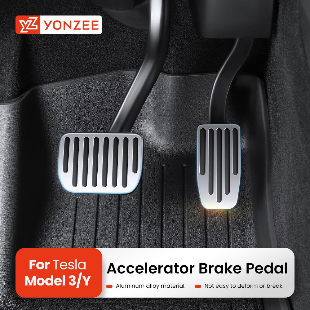 YZ Для Tesla Model 3 Y Highland Juniper 2019-2026 Накладки на Педали Топлива, Тормоза, Отдыха Для Аксессуаров Автомобиля Tesla