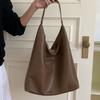 Bag New Texture Soft Leather Large Capacity Armpit Bag Commuting Lazy Style Versatile Single Shoulder Tote Bag Women