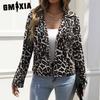 Fashion Leopard Print Single-breasted Casual Blazer