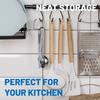Металлический набор из 8 мерных ложек из нержавеющей стали: 1/8 ч.л., 1/4 ч.л., 1/3 ч.л., 1/2 ч.л., 3/4 ч.л., 1 ч.л., 1/2 ст.л. и 1 ст.л.