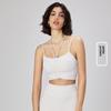 Women's Spring & Summer Sports Vest: Slimming Double Strap Yoga Bra & Nude Fitness Top