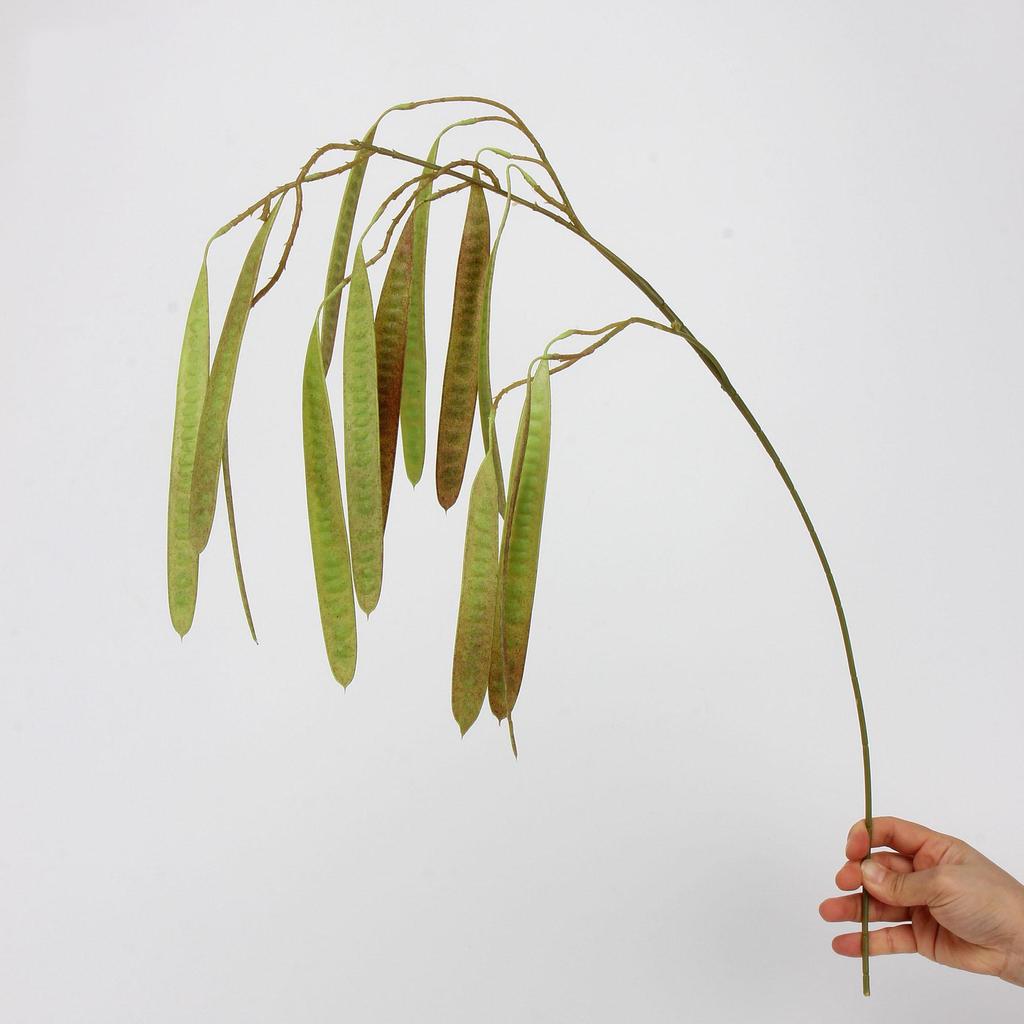 Soft Rubber Hanging Plant Decoration: Lover's Bean Fruit Design for Wall Landscape and Flower Arrangement