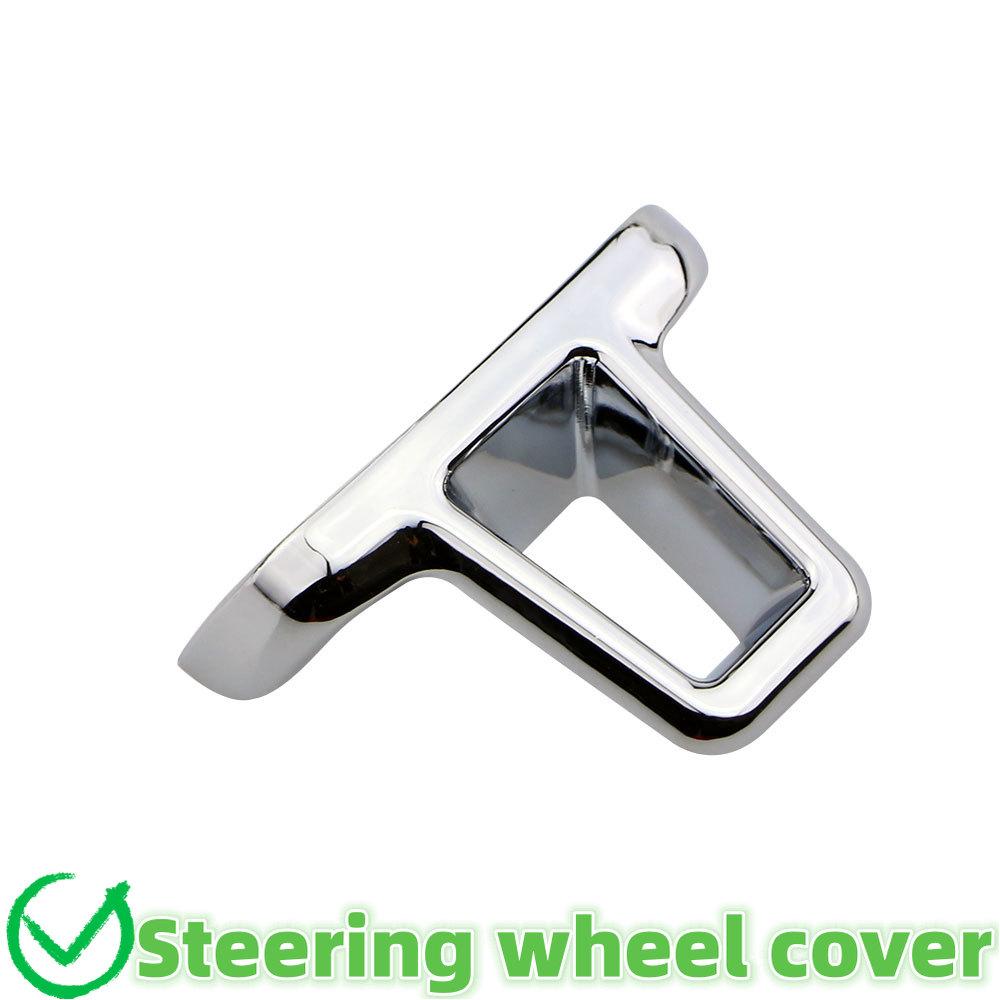 ABS Chrome Car Steering Wheel Decoration Cover Trim Sticker for Volkswagen VW GOLF POLO JETTA MK5 MK6 Bora Accessories