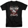 26 Skid Row Крылатый Череп Футболка Лицензированная Рок-н-ролл Музыкальная Группа Футболка Черная Унисекс Футболка