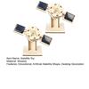 45659 Sets DIY Solar Artificial Satellite Model Kit Educational Handmade Wooden Puzzle Satellite