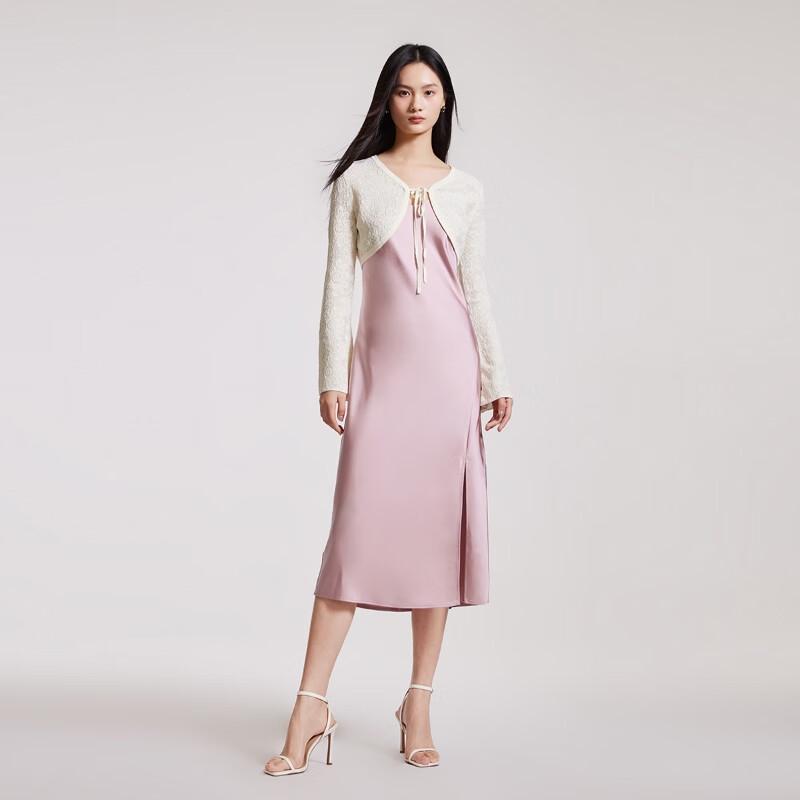 VEROMODA Women's Crochet Knit Short Cardigan