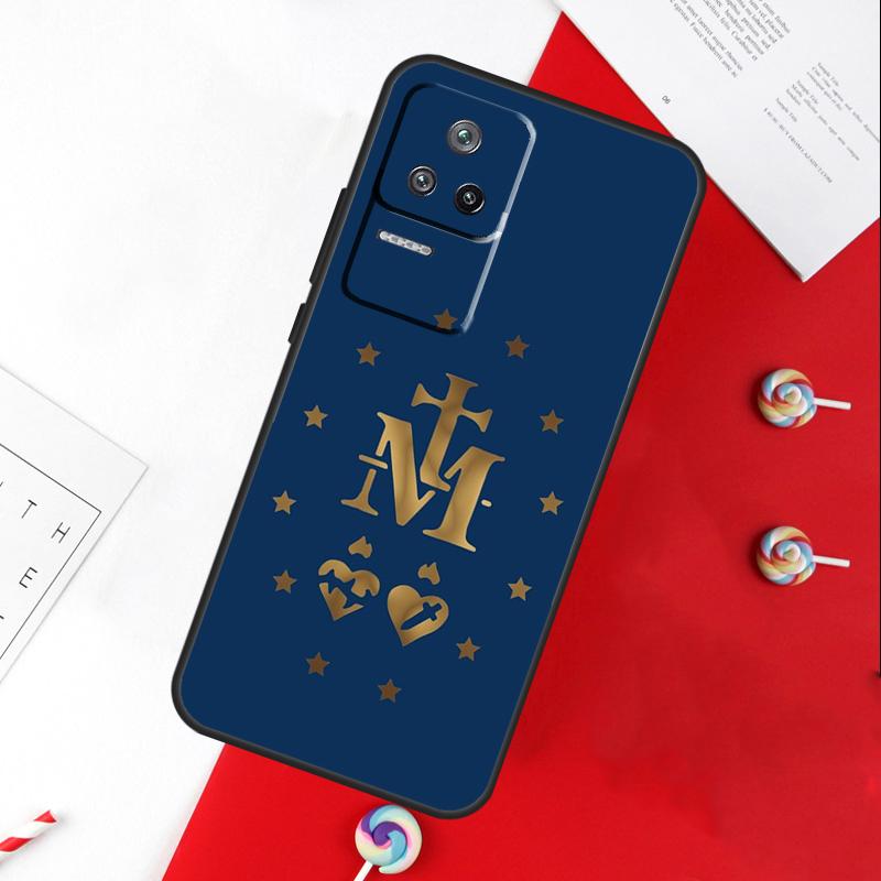 Immaculate Virgin Mary Jesus Cover For Xiaomi 13T 11T 12T 14T Pro 13 14 15 Ultra POCO X7 Pro X3 X5 X6 F5 F6 M6 Pro Case