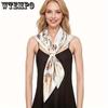 90*90cm Large Square Scarf Satin Printed Silk Scarf