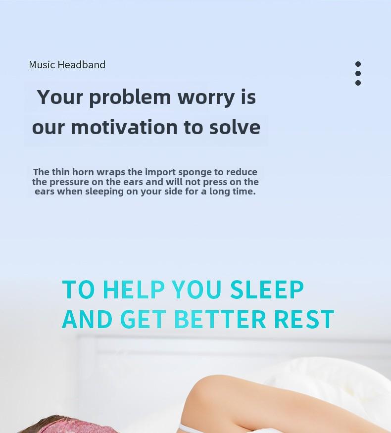 Bluetooth-повязка на голову: Беспроводные наушники для сна и маска для сна для музыки и спорта