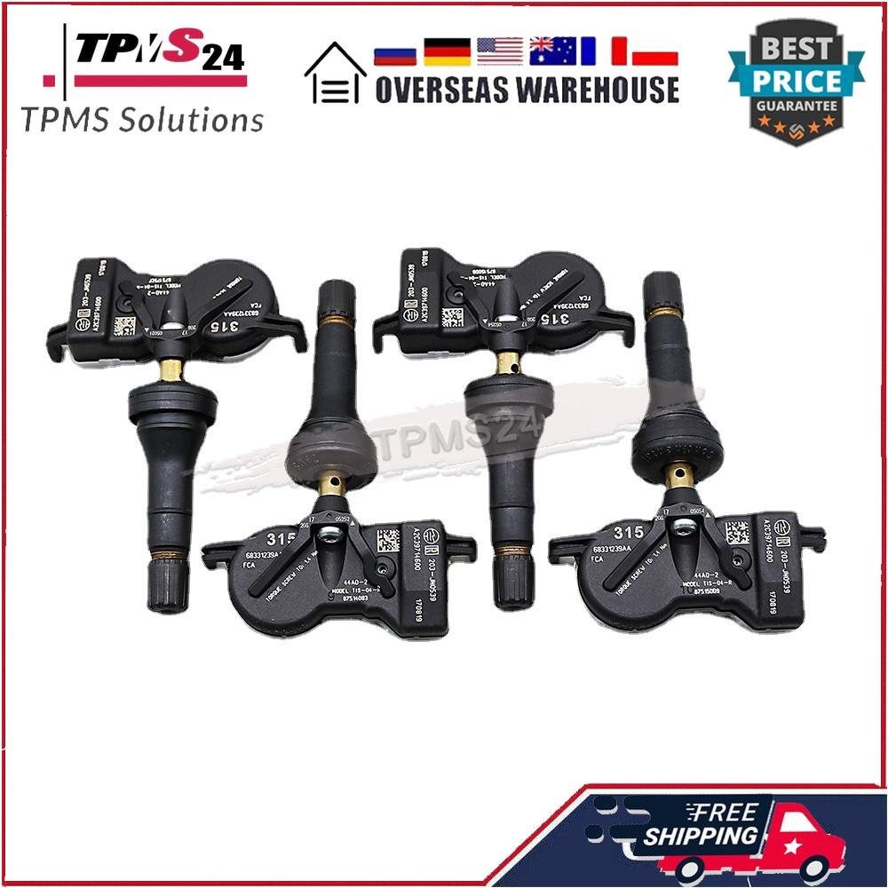 4 шт. TPMS ДАТЧИК ДЛЯ 2018 JEEP RENEGADE 315 МГц ДАТЧИК КОНТРОЛЯ ДАВЛЕНИЯ В ШИНАХ 68331239AA