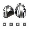 2pcs Manual Union Jack  Fold Wing Mirror Caps Cover For BMW MINI COOPER R55 R56 R57 R58