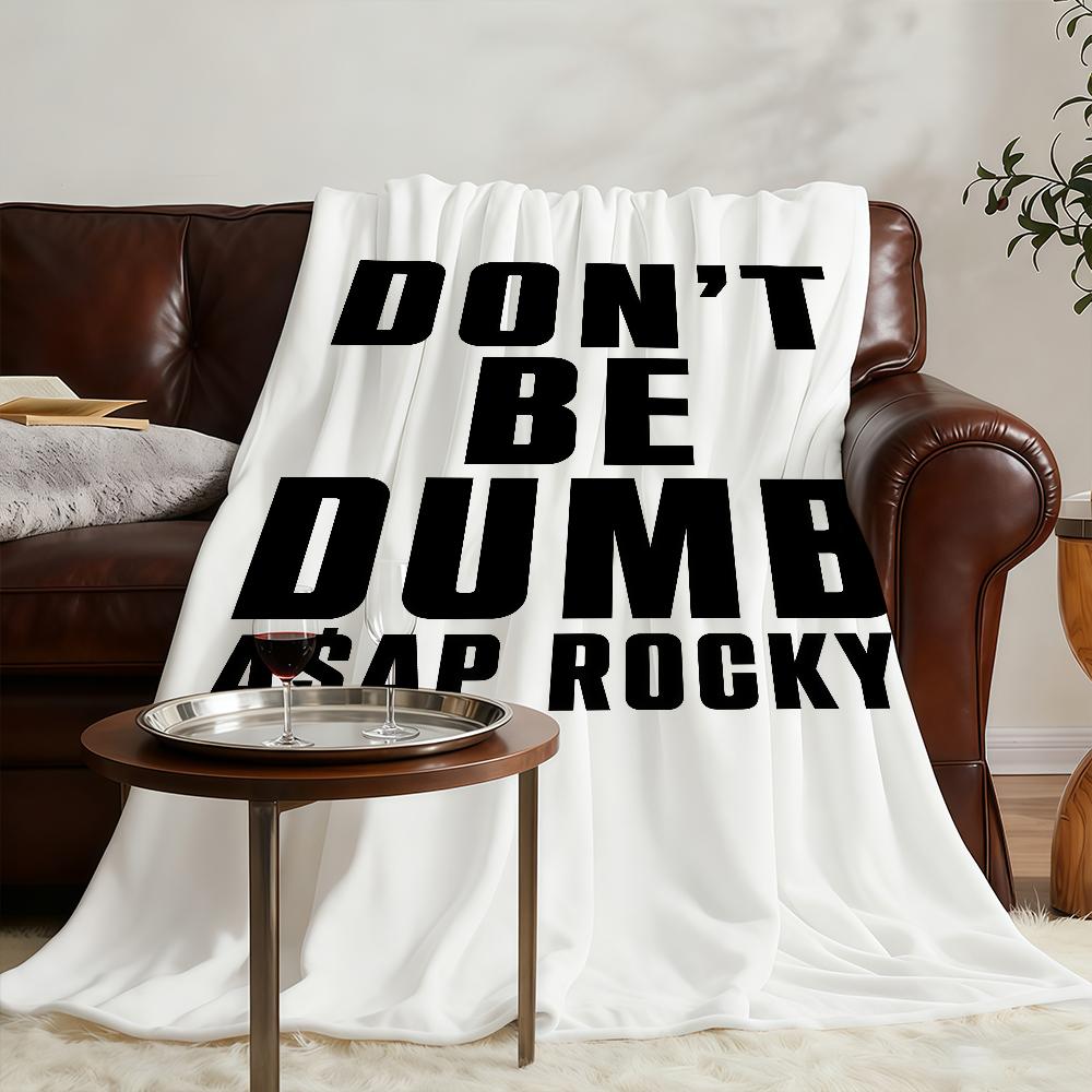 A-ASAPS-ES R-RockyS-ES Не Будь Глупым Плед Мягкий Теплый Пушистый Плед Супер Детские Игрушки Кровать Диван Машина Колыбель