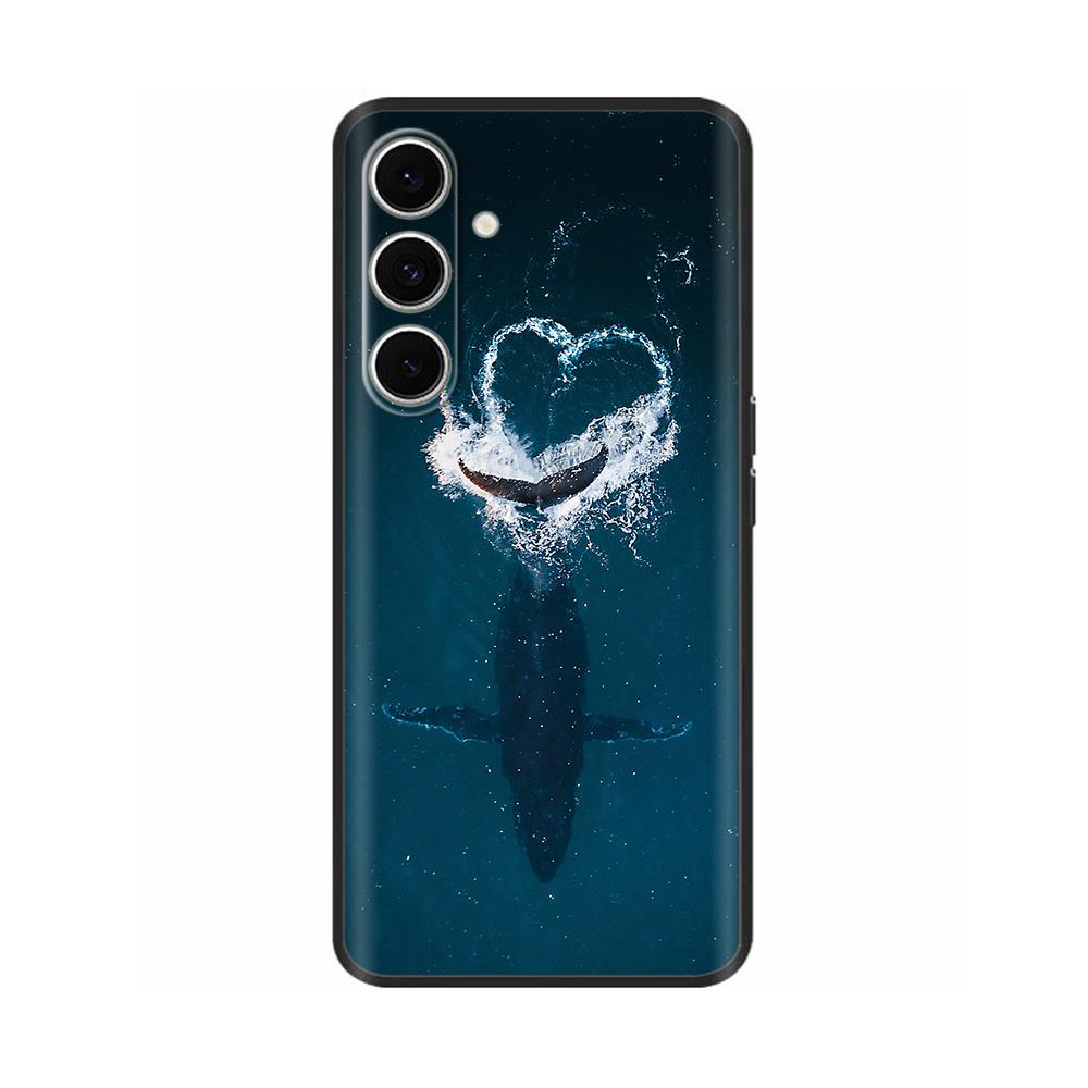 Для Samsung Galaxy S24 FE Чехол Мягкий Черный Силикон ТПУ Чехол для Galaxy S24 Plus S24+ S24FE 5G Чехол для Телефона Capa S 24 FE Корпус